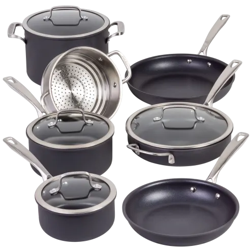 Cuisinart 11-Piece Hard Anodized Nonstick Cookware Set